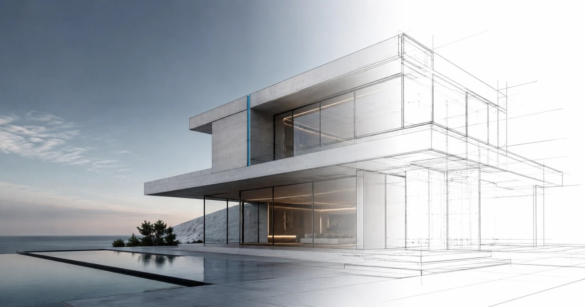How to Turn Architecture Photos into Line Drawings