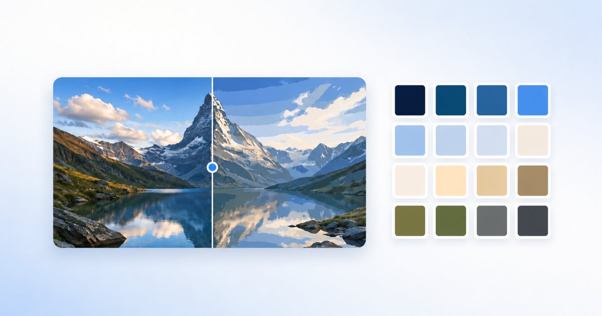How to extract a color palette from an image