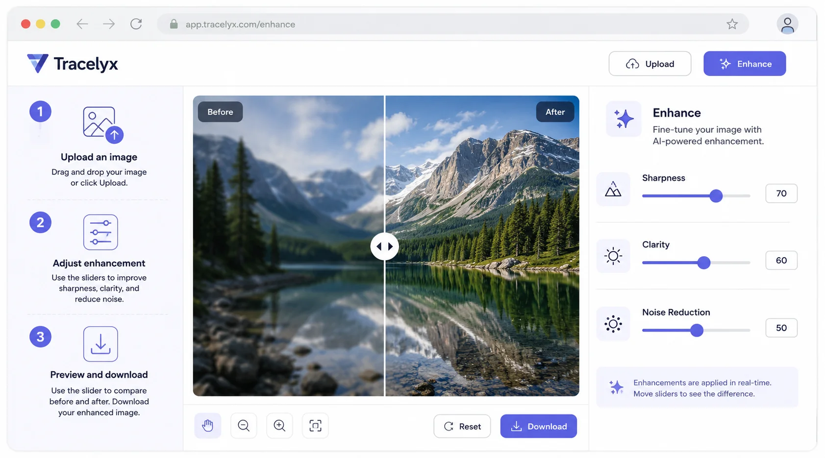 Tracelyx Enhance step-by-step guide
